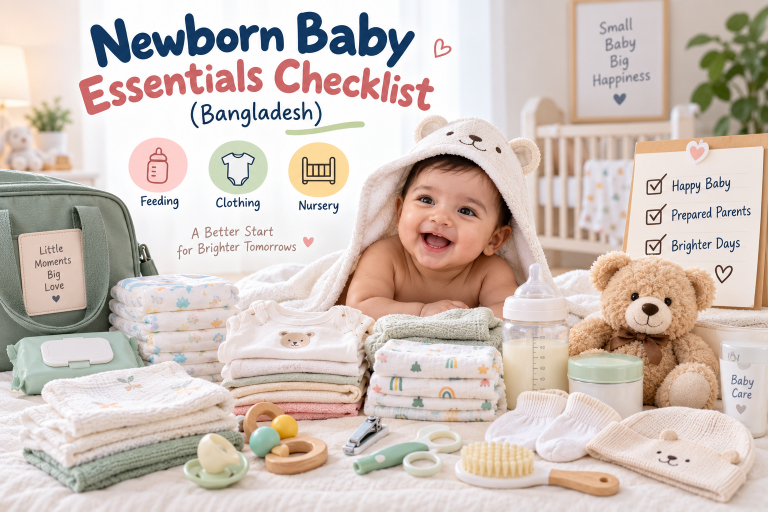 Newborn Baby Essentials Checklist (Bangladesh): নতুন বাবা-মায়ের সম্পূর্ণ তালিকা