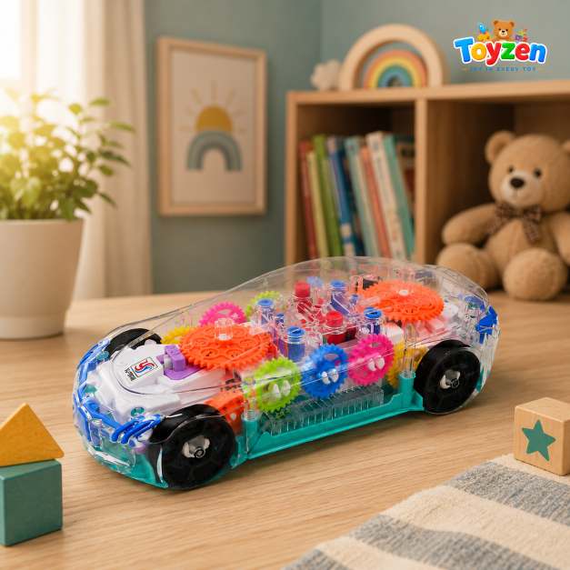 Transparent Concept Racing Car