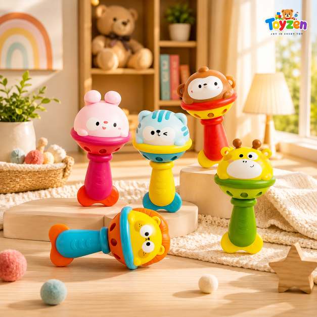 Lion Baby Rattle Toy (Jhunjhuni) for Infants