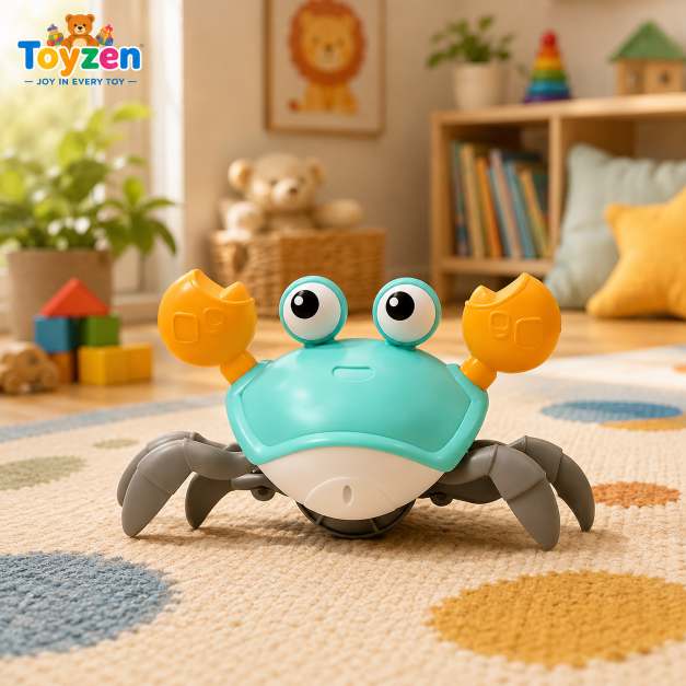 Crawling Crab Learning Toy with Music and Lights